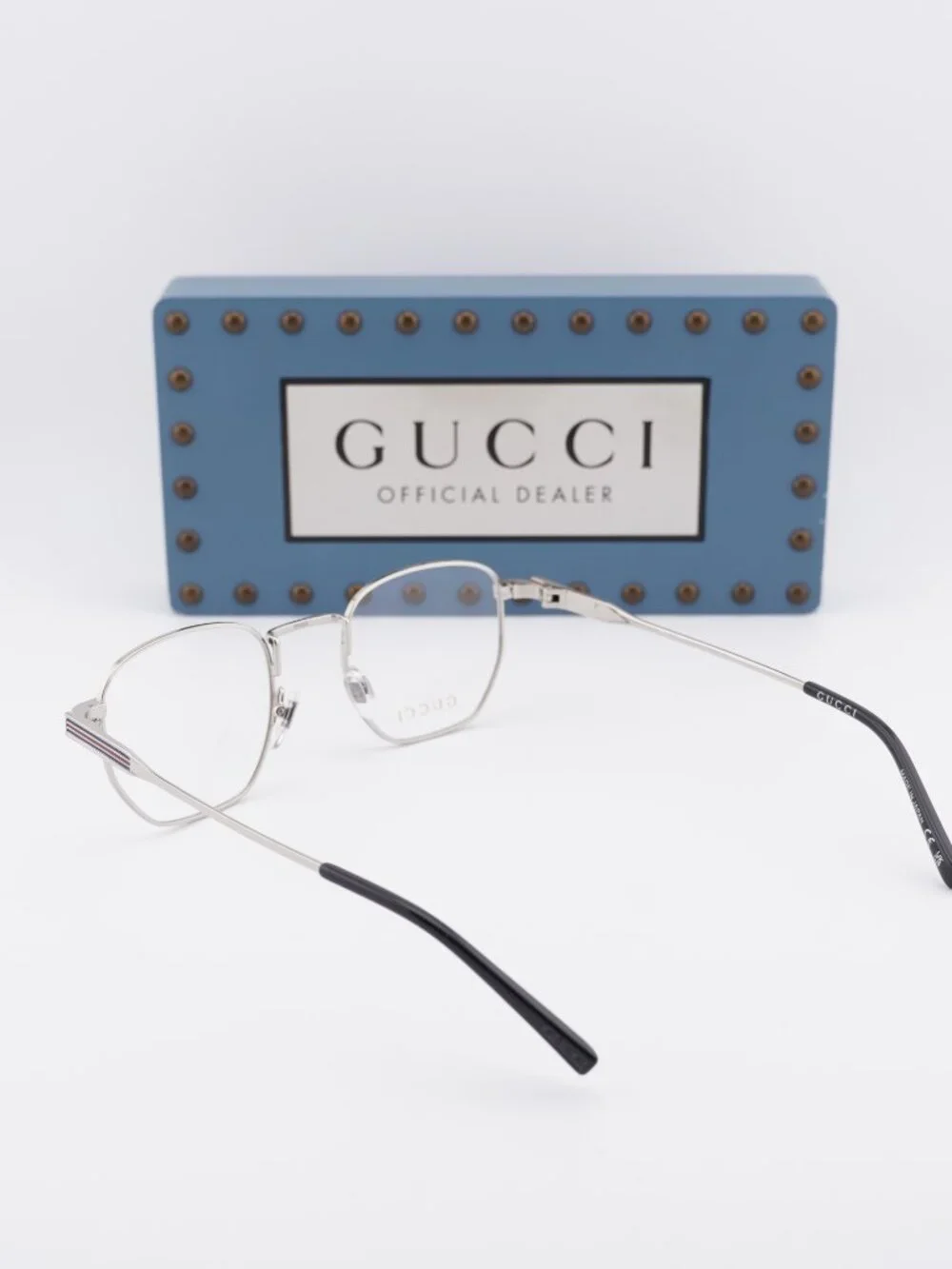 Gucci GG1878O 003 Square Eyeglasses 49mm - Silver
